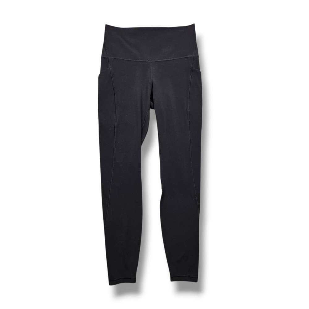 Lululemon Align High Rise Pant with Pockets Womens 8 Nulu 28" Black W5DQ1S